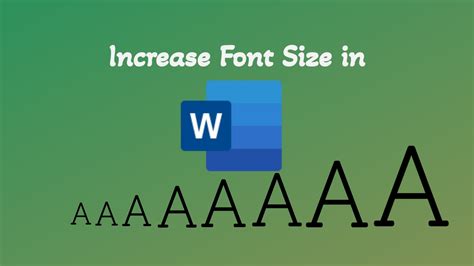 custom font size in word