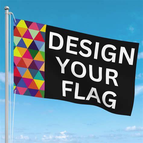 Custom printed flag
