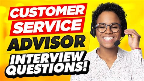 customer service advisor interview questions and answers uk