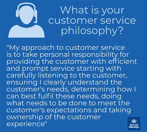 customer service examples for interview