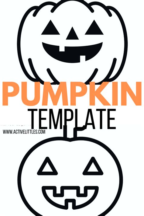 Cute Pumpkin Template Printable