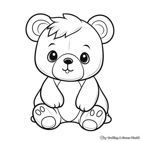 Cute Teddy Bear Printable