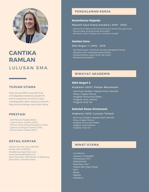 cv beasiswa