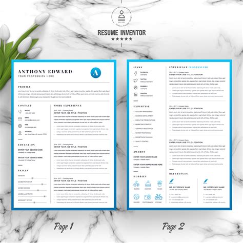 cv examples multiple pages