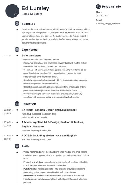 cv examples uk reddit