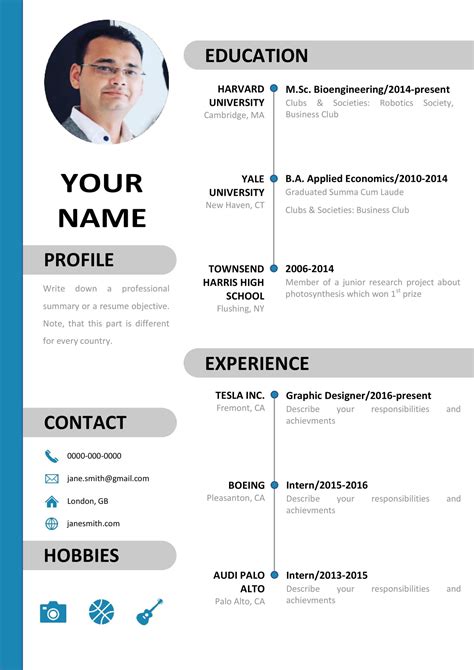 cv format word document download