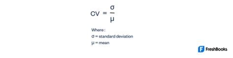 cv formula in statistics with example