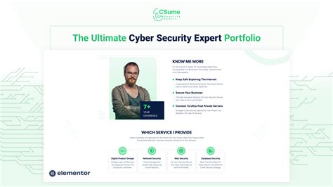cyber security portfolio examples