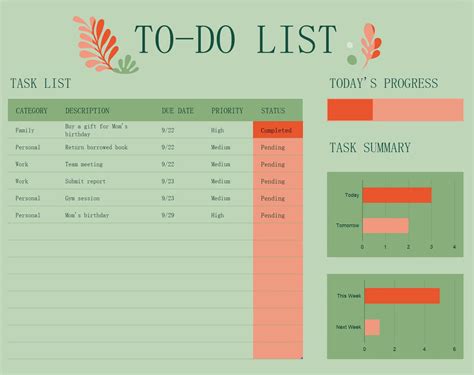 daily task tracker excel format