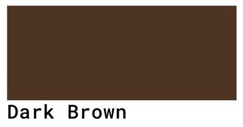 dark brown number code