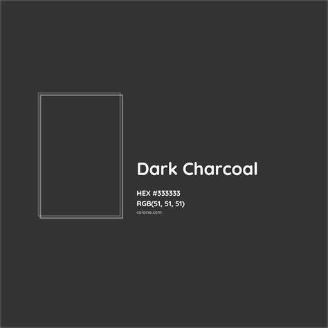 dark charcoal grey hex code