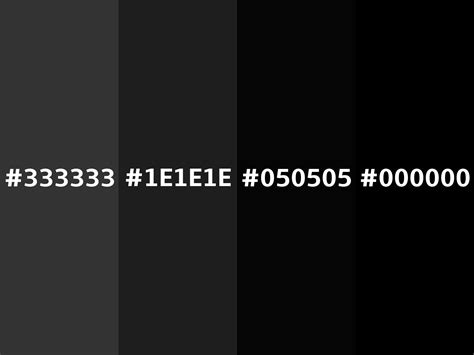 dark charcoal hex code