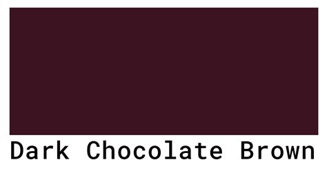 dark chocolate color code