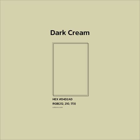 dark cream rgb code