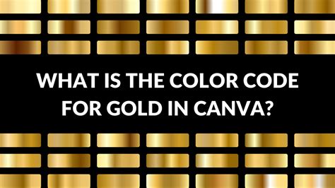 dark gold code in canva