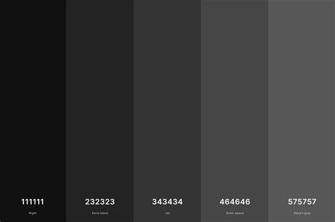 dark gray hex code