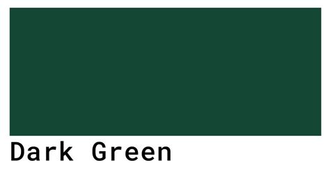 dark green cmyk code