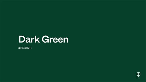 dark green code in css