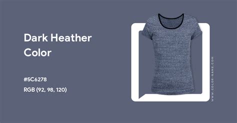 dark heather color hex code