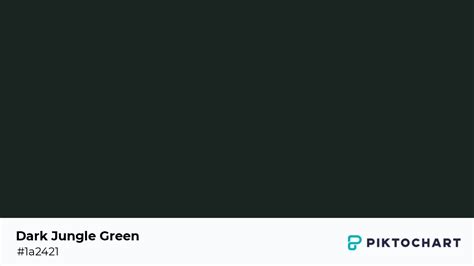 dark jungle green hex code