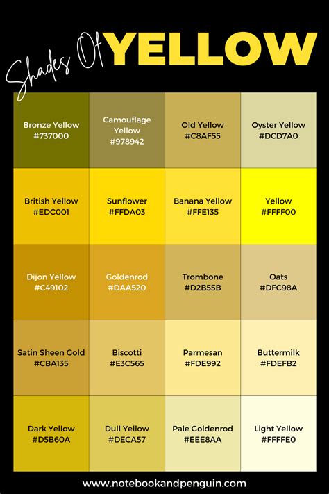 dark lemon yellow hex code