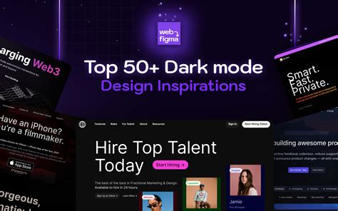 dark mode website examples