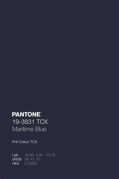 dark navy pantone code