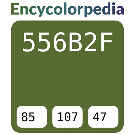 dark olive green number code