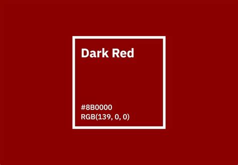 dark red colour hex code