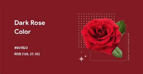dark rose color code