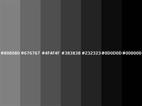 dark shadow grey color code