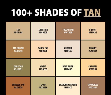 dark tan color code