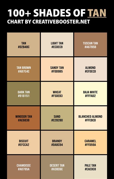 dark tan color hex code