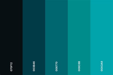 dark teal color code