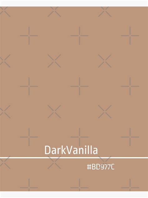 dark vanilla hex code