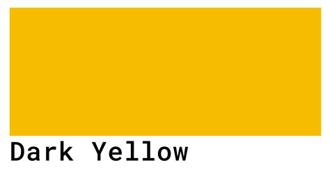 dark yellow color html code