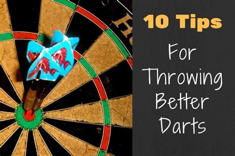 dart throwing tips and tricks