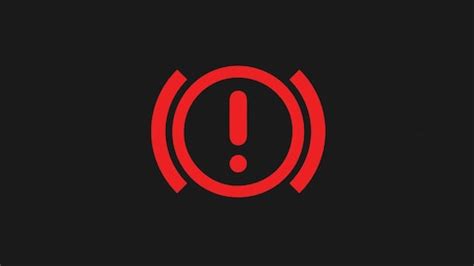 dashboard light exclamation mark in circle