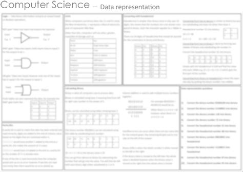 data representation in computer science pdf