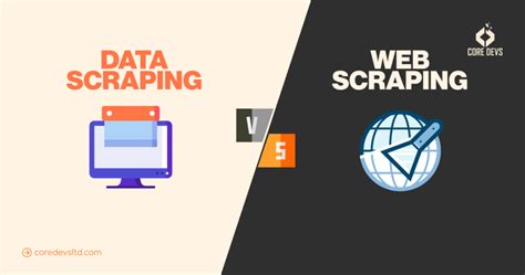 data scraping vs web scraping