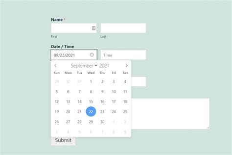 date and time picker wordpress