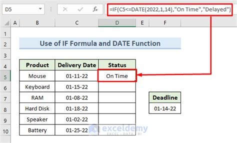 date in if formula excel