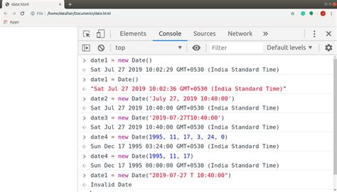 date in number format javascript