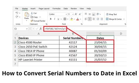 date in serial number format