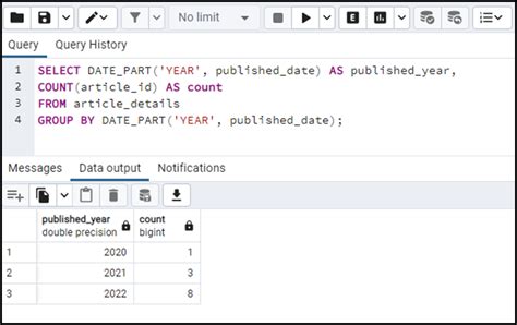 date to year postgresql