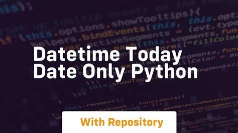 datetime date only python