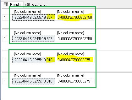 datetime2(0) vs datetime2(7)