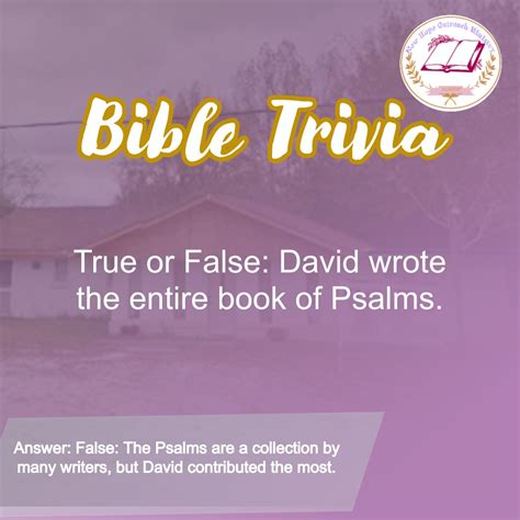 david wrote the entire book of psalms true or false