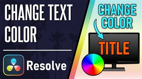 davinci resolve change text background color