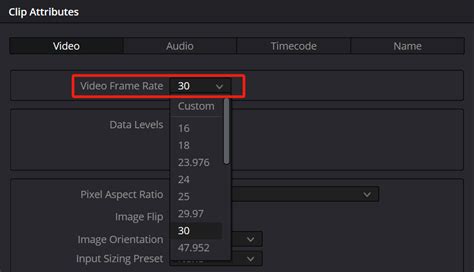davinci resolve edit frame size